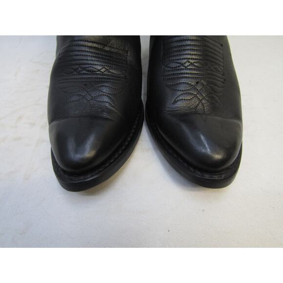 Durango Mens Size 8 EE Black Leather Cowboy Western Boots main image 4